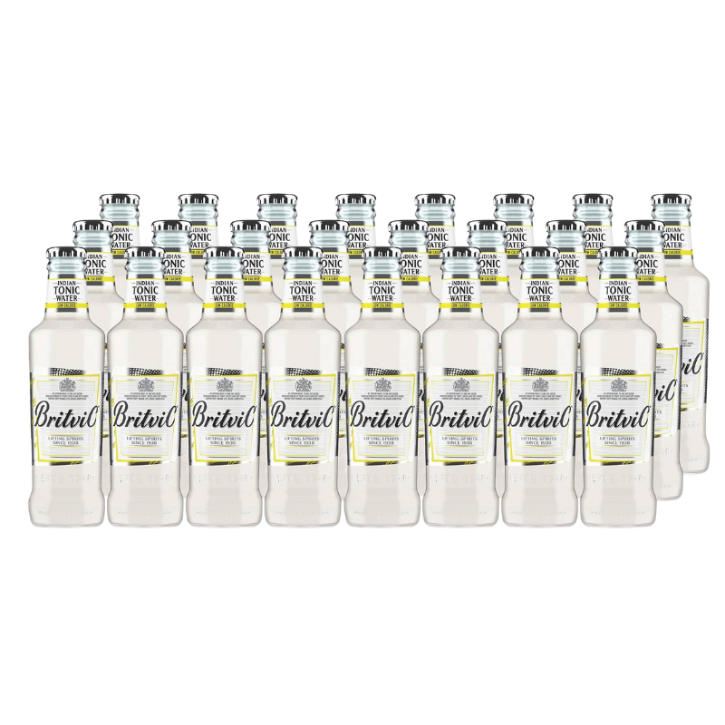 Agua Tonica Britvic Indian Tonic Water Low Calorie 200ml x24