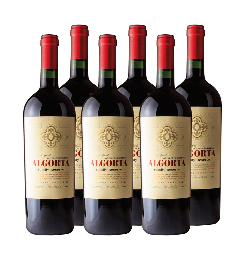 Algorta Family Reserve Cabernet Sauvignon 750cc x6 ($8.990 c/u)