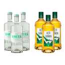 Pack Chileno: 3x Pisco Alto del Carmen 35° 1L + 3x Pisco Bauza Blanco 35° 1L
