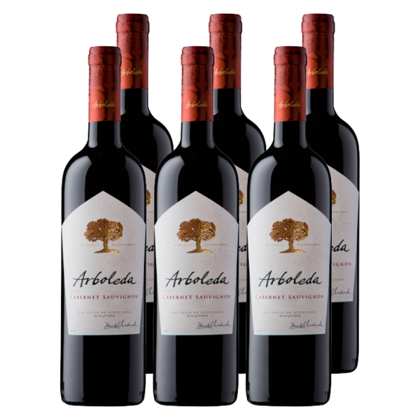 Vino Arboleda Cabernet Sauvignon 750cc x6 ($9.990 c/u)