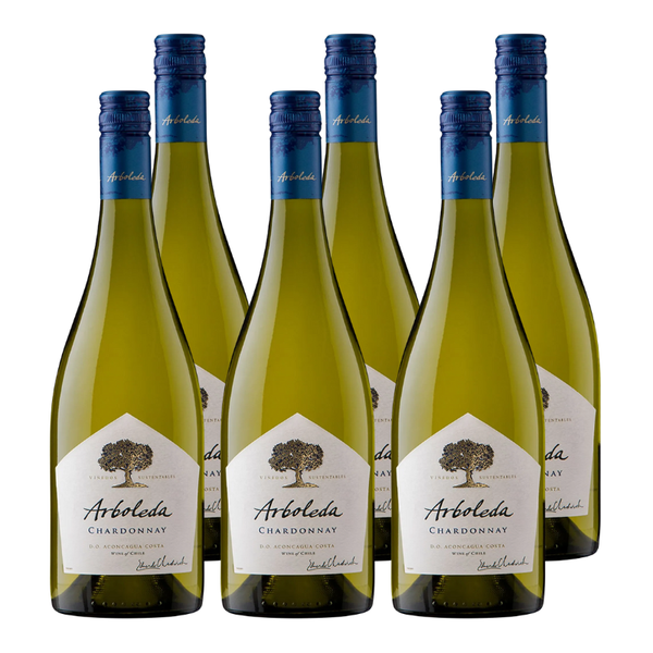 Vino Arboleda Chardonnay 750cc x6 ($9.990 c/u)
