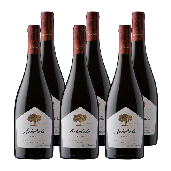 Vino Arboleda Syrah 750cc x6 ($9.990 c/u)