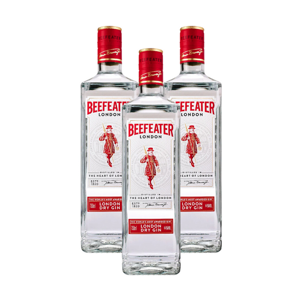 Pack 3 Gin Beefeater London Dry Gin 40° 750cc ($12.790 c/u)