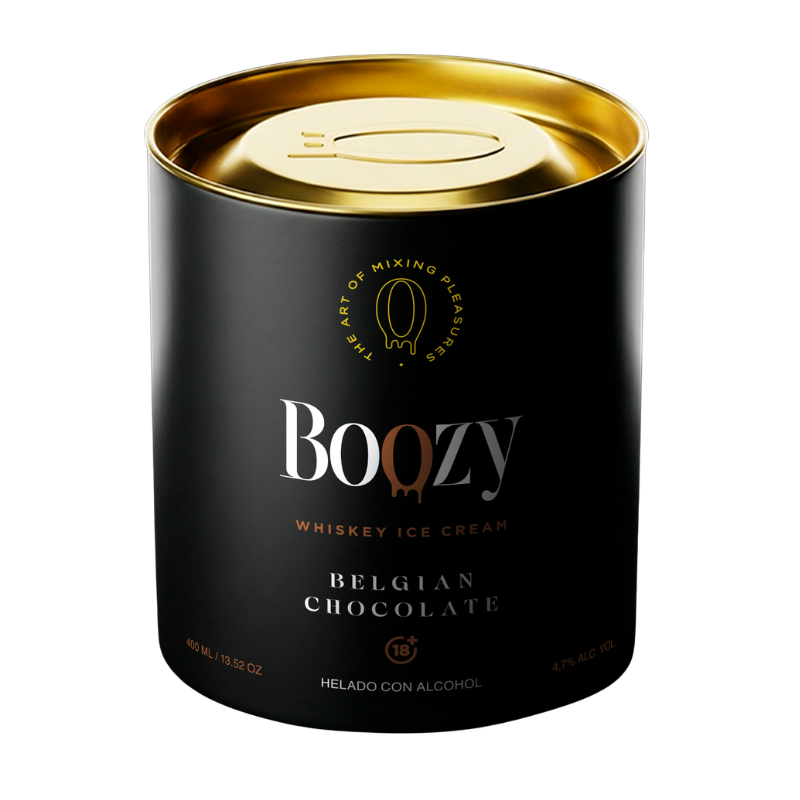 Helado Boozy Whiskey Chocolate Belgian 4.7° 400ml