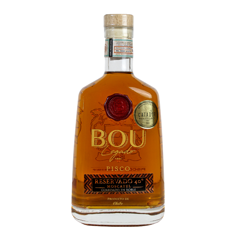 Pisco Bou Legado Reservado 40° 750cc