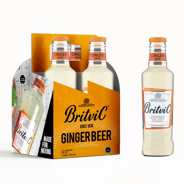 Britvic Bebida Ginger Beer 200ml x4