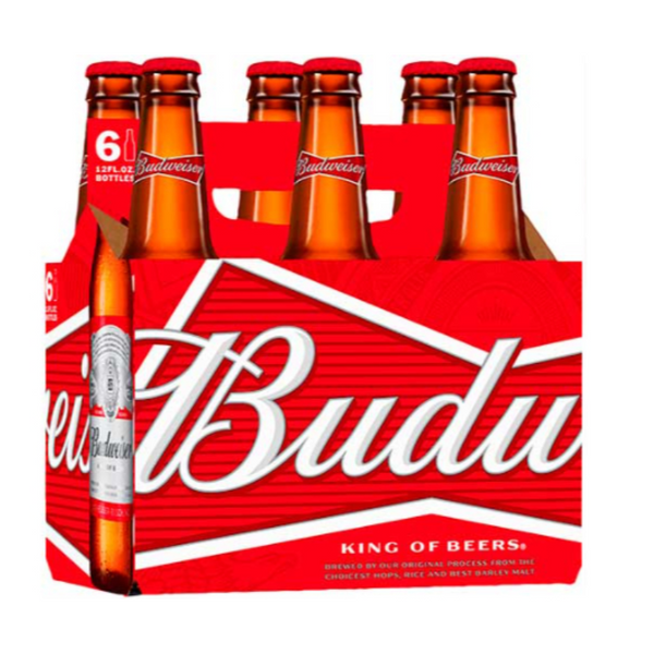 Cerveza Budweiser botella 5.0° 330cc x6