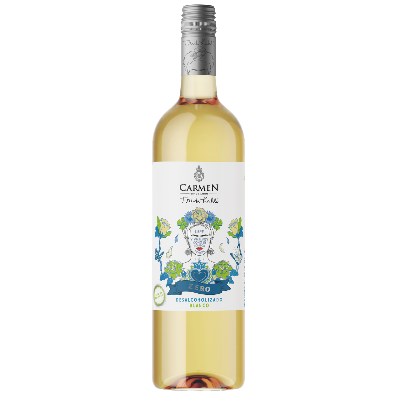 Vino Carmen Frida Kahlo Blanco Sin Alcohol 750cc