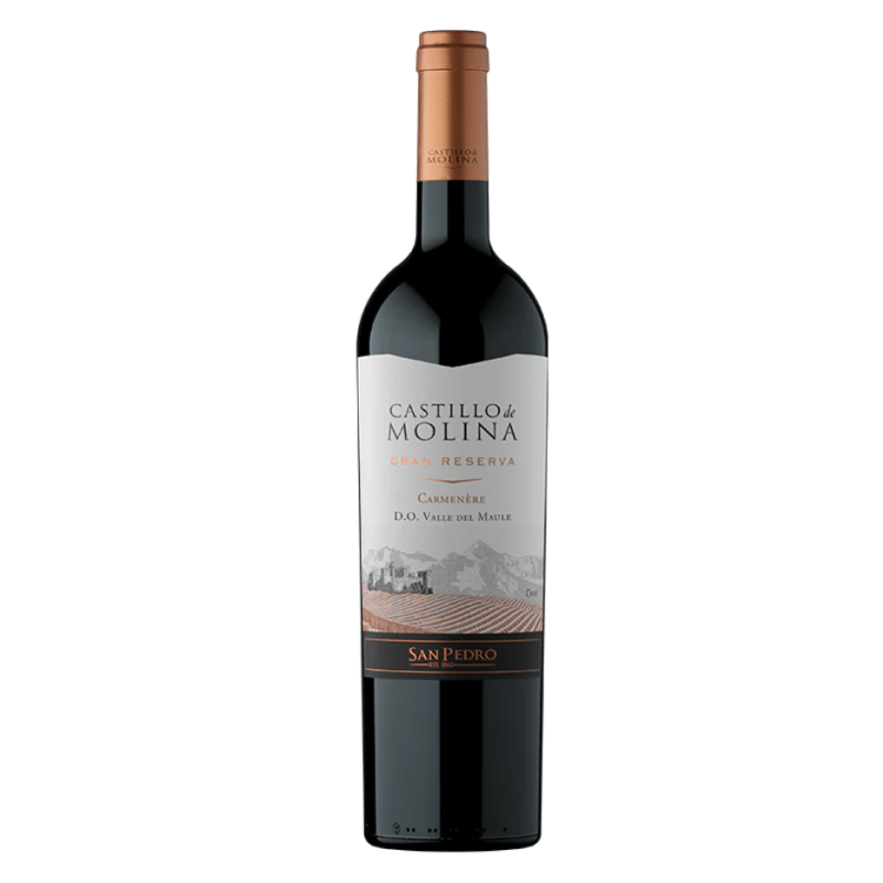 x12 Vino Castillo de Molina Gran reserva Carmenere 750cc ($5.990 c/u)