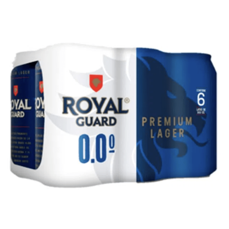 Cerveza Royal Guard Lata 350ml 0.0° Sin Alcohol x6