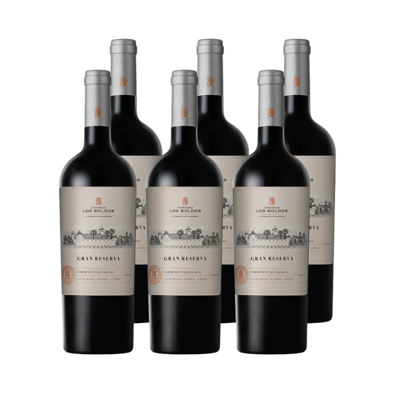 Vino Chateau Los Boldos Gran Reserva Cabernet Sauvignon x6 ($4.990 c/u)