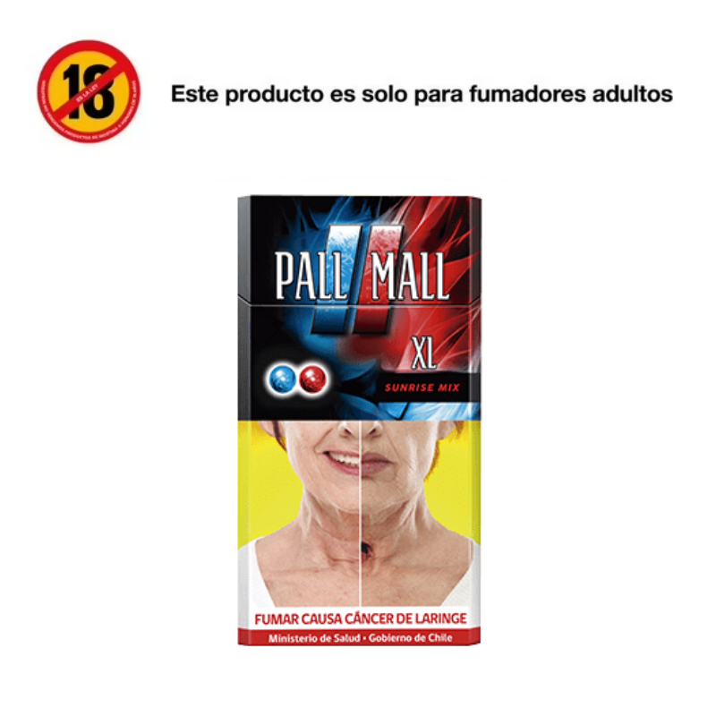 Cigarrillos Pall Mall Sunrise Mix XL 20s