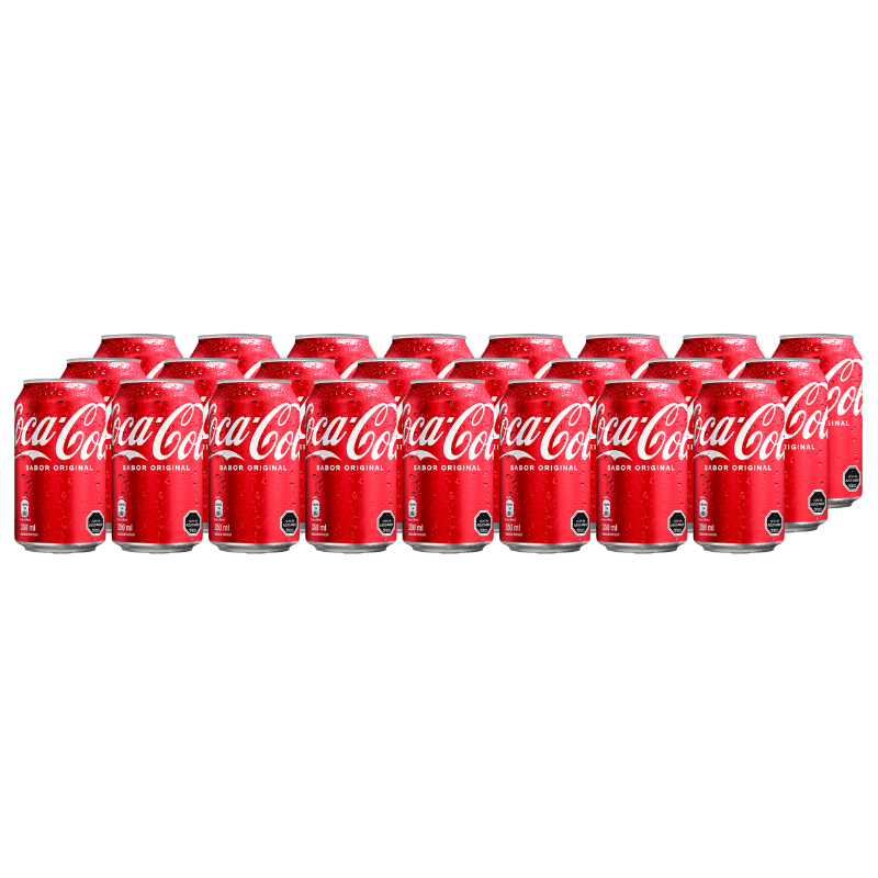 Bebida Coca Cola Original Lata 350cc x24