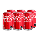 Bebida Coca Cola Original Lata 350cc x6