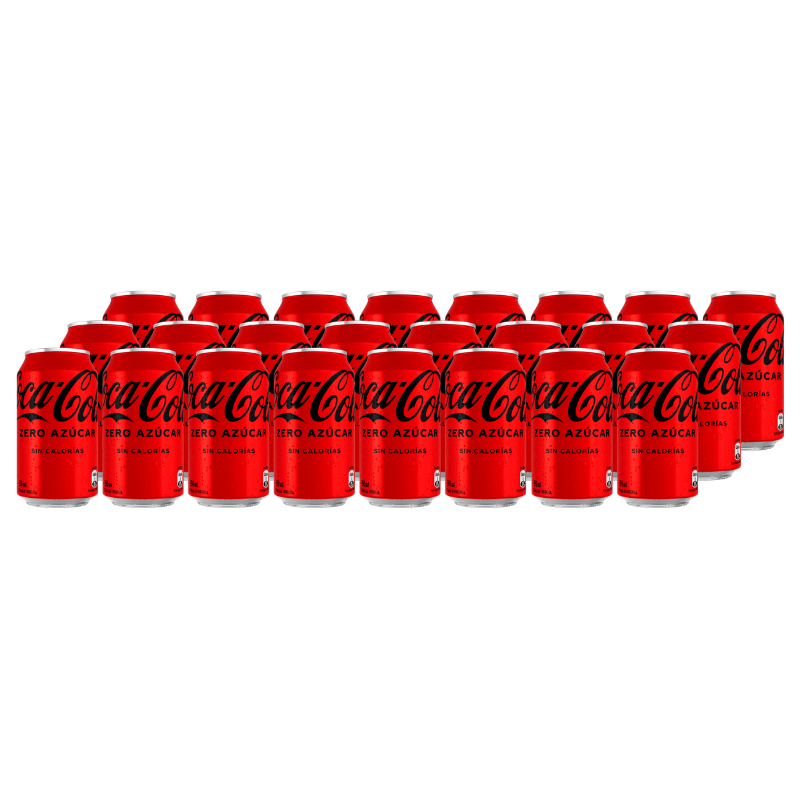 Bebida Coca Cola Sin Azúcar Lata 350cc x24