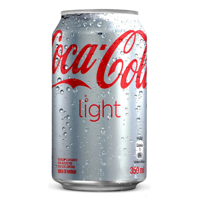 Bebida Coca Cola Light Lata 350cc