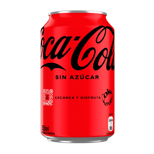 Bebida Coca Cola Sin Azúcar 350cc