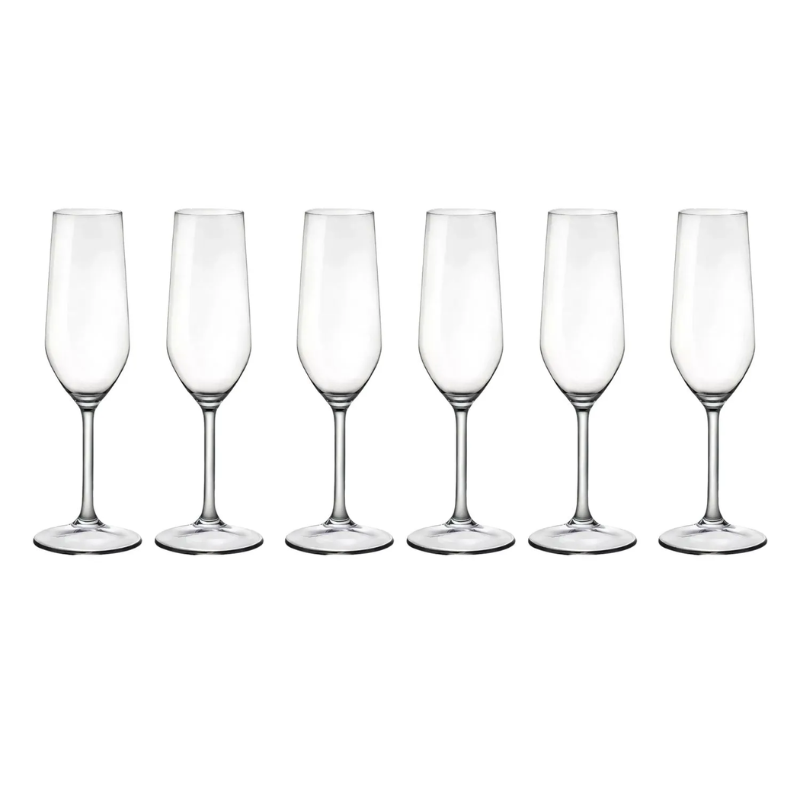 Set 6 Copas Flauta Montepulciano Hausmann 195ml