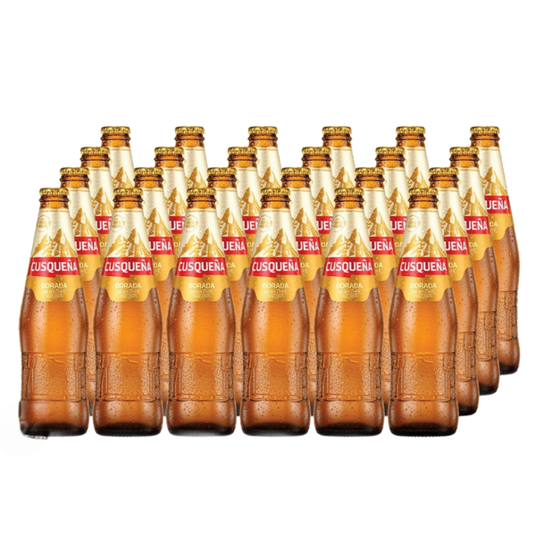 x24 Cerveza Cusqueña Botella 330cc