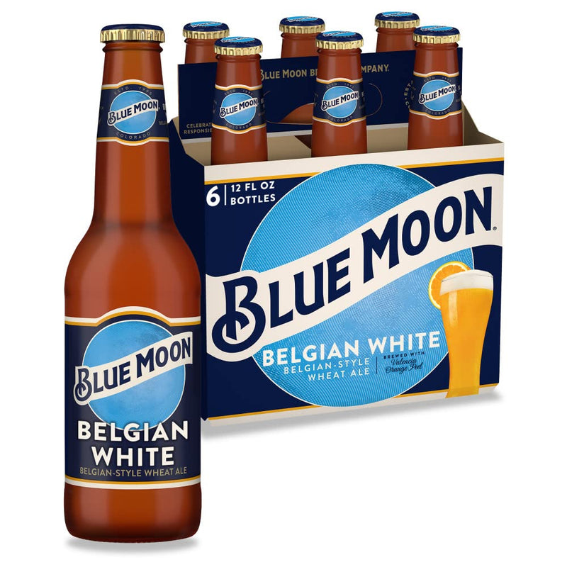 Cerveza Blue Moon Belgian White 5.4° Botella 355cc x6