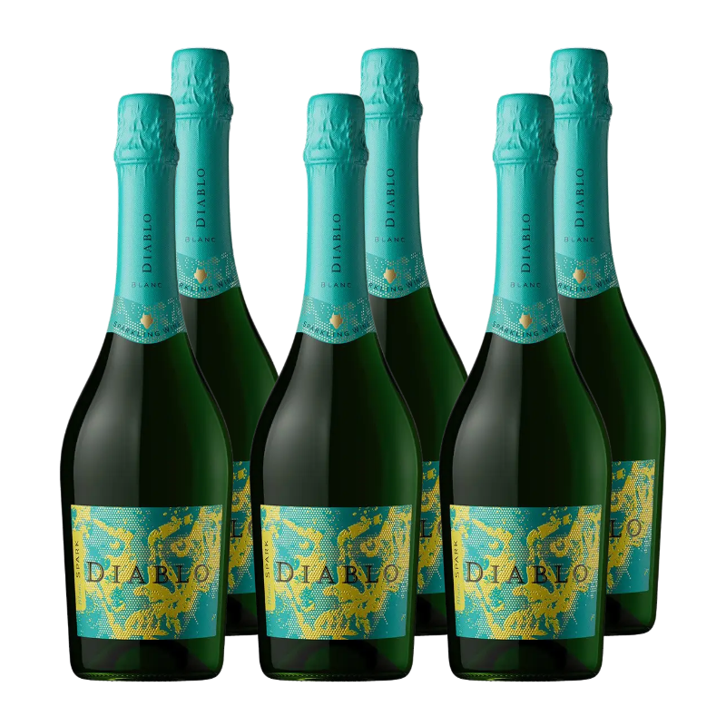Espumante Diablo Blanc Brut 750cc x6