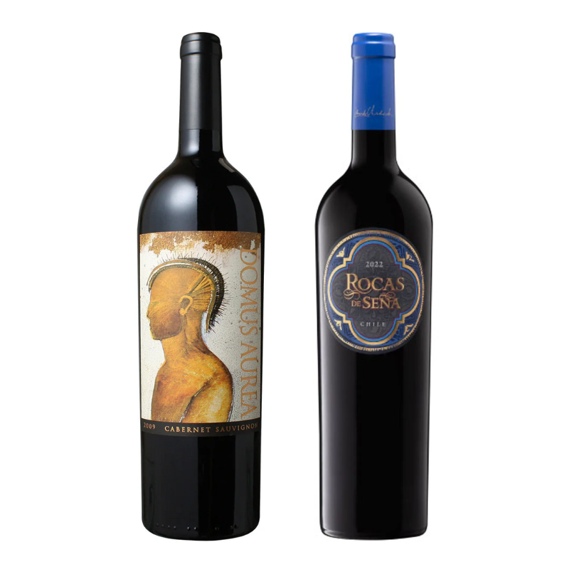 Pack Grandes Terroirs de Chile: Domus Aurea + Rocas de Seña 750cc