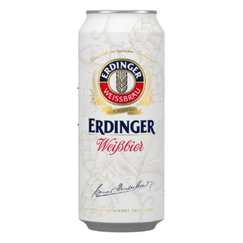 Cerveza Erdinger Weissbier Lata 5,3° 500cc