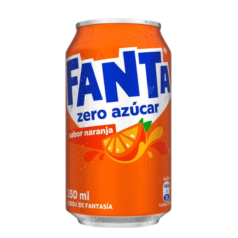 Bebida Fanta Sin Azúcar Lata 350cc