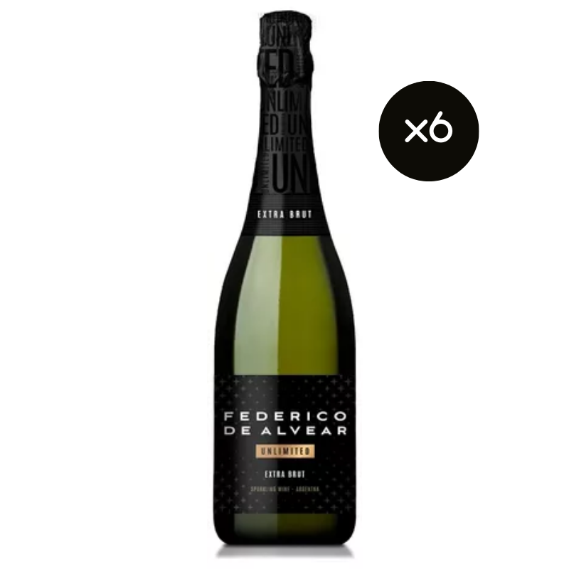 Espumante Federico de Alvear Extra Brut 750cc x6 ($5.490 c/u)