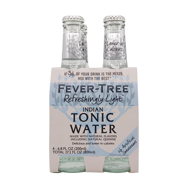 Agua Tonica Fever-Tree Tonic Water Light 200ml x4