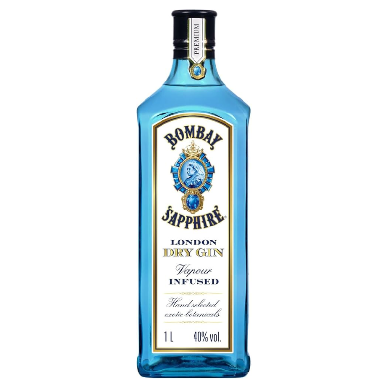 Gin Bombay Sapphire London Dry Gin 40° 1L