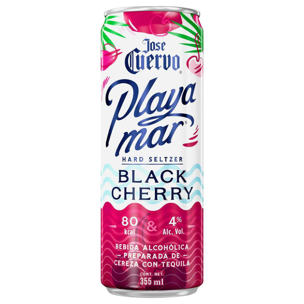 Coctel Hard Seltzer José Cuervo Playamar Tequila Black Cherry 4° 355ml