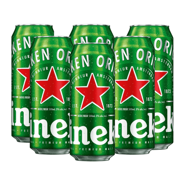 Cerveza Heineken 473cc x6