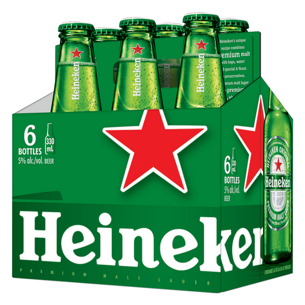 Cerveza Heineken 350cc x6