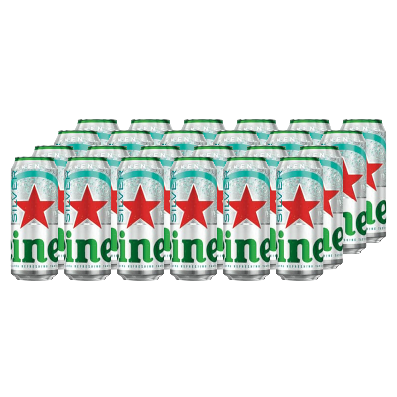 Cerveza Heineken Silver 470cc x24