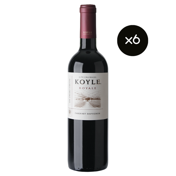 Vino Koyle Royale Cabernet Sauvignon 750cc x6 ($10.990 c/u)