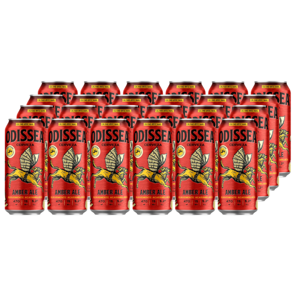 Cerveza Kross Odissea Amber Ale Lata 470cc x24