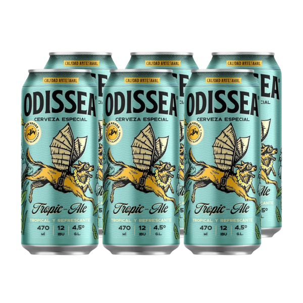 Cerveza Kross Odissea Tropic Ale Lata 470cc x6