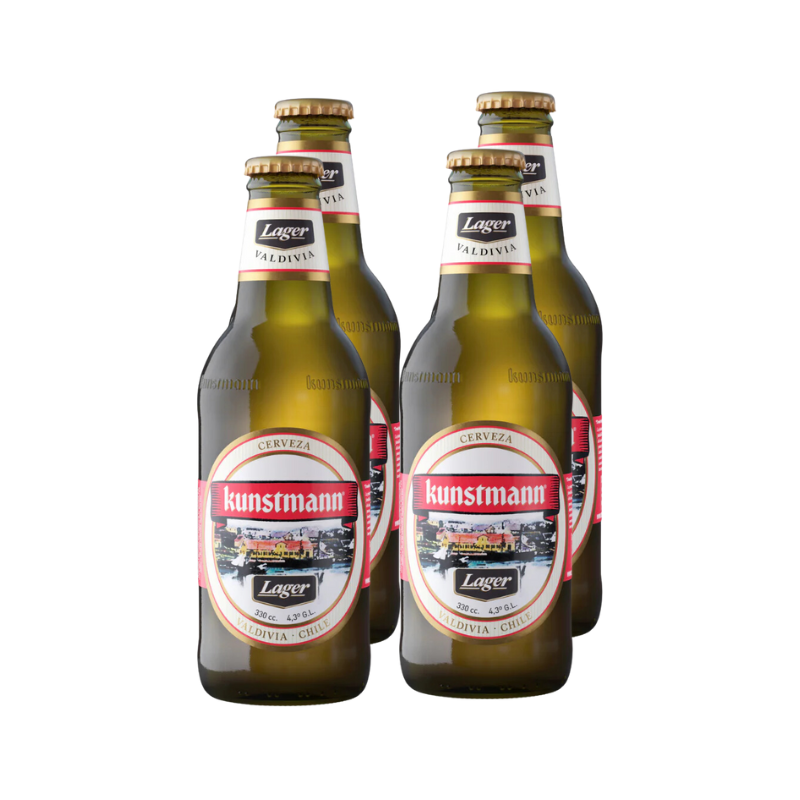 Cerveza Kunstmann Lager 330cc 4,3° x4