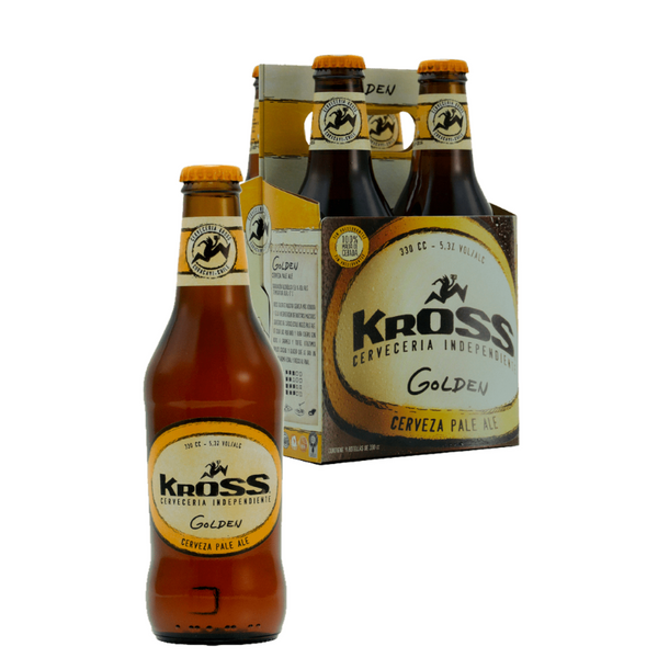 Cerveza Kross Golden Ale 330cc x4