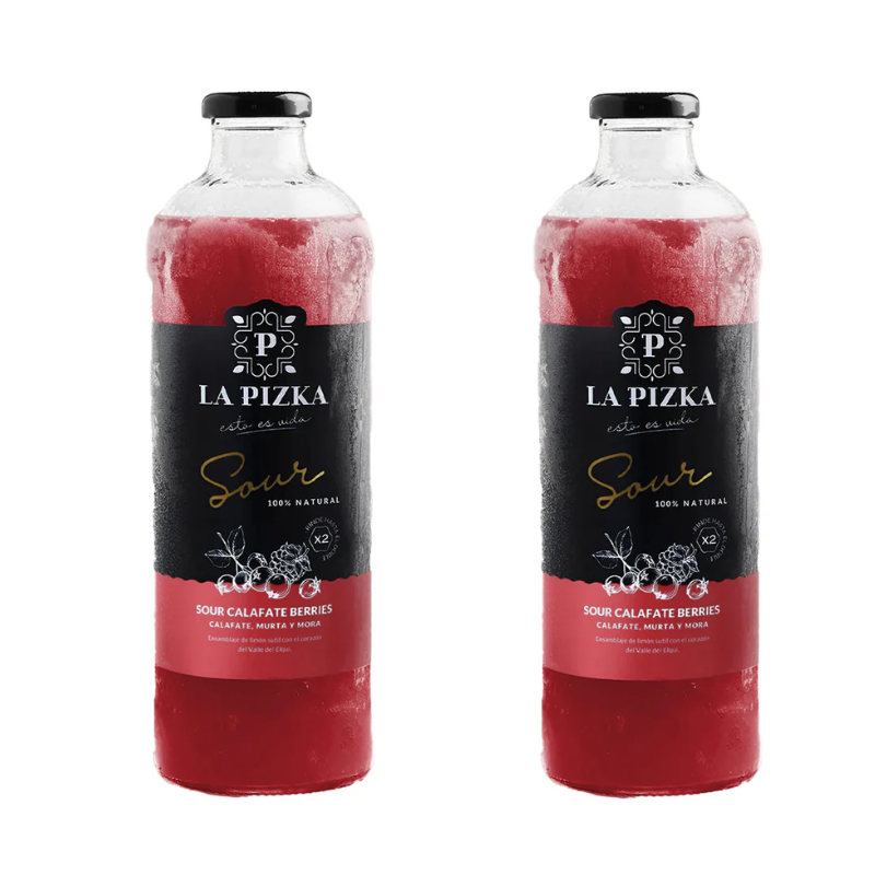 Pack x2 La Pizka Calafate Berries 1L ($11.590 c/u)