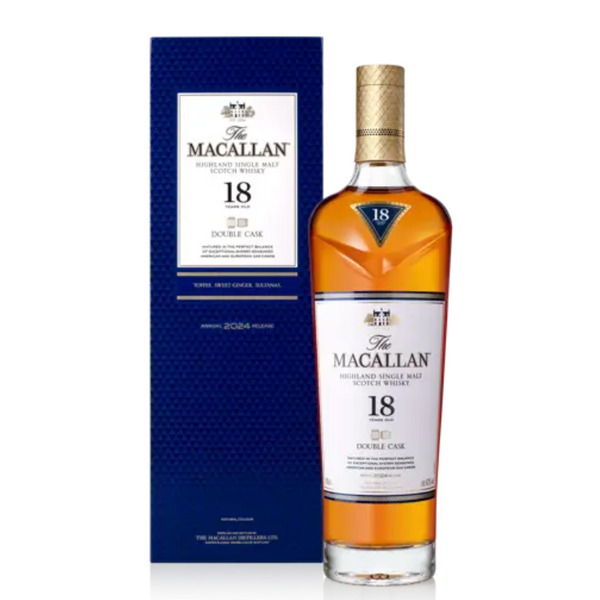 Whisky The Macallan Single Malt Scotch 18 años Double Cask