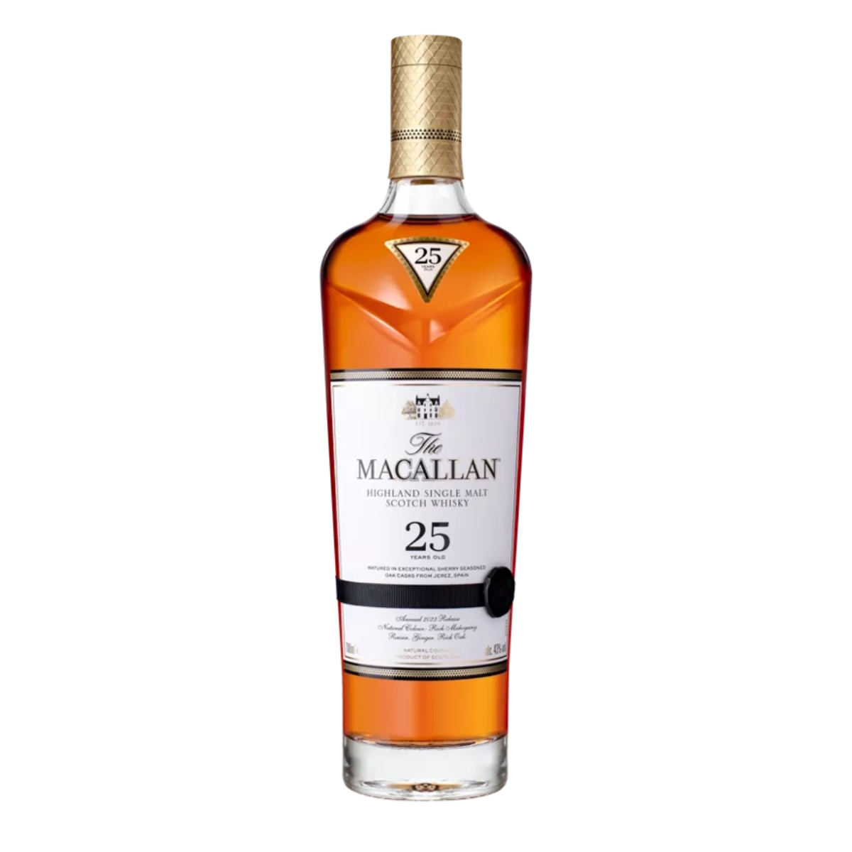 Whisky The Macallan 25 años Sherry Oak 43° 700cc