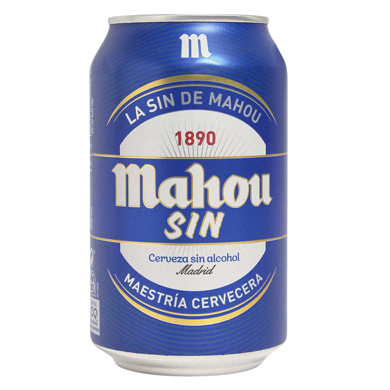 Cerveza Mahou Sin Alcohol Lata 330cc