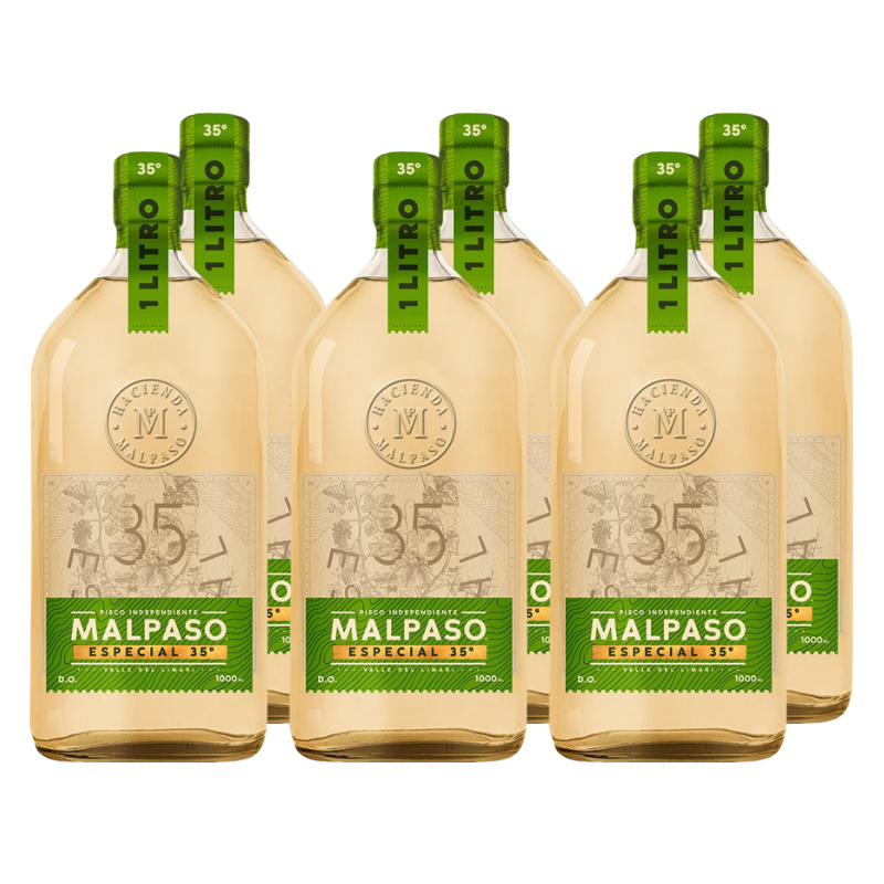 Pisco MalPaso 35° Especial 1L x6