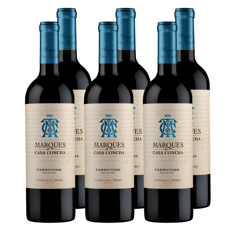 Vino Marques de Casa Concha Carmenere 750ml x6