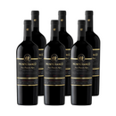 x6 Vino MonteFranco Gran Etiqueta Negra Cabernet Sauvignon 750cc ($5.190 c/u)