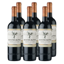 x6 Vino Montes Alpha Carmenere ($10.990 c/u)
