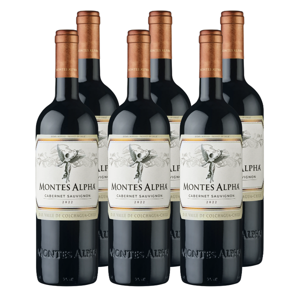 x6 Vino Montes Alpha Carmenere ($10.490 c/u)