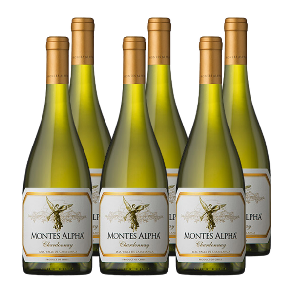 Vino Montes Alpha Chardonnay 750cc x6 ($10.990 c/u)